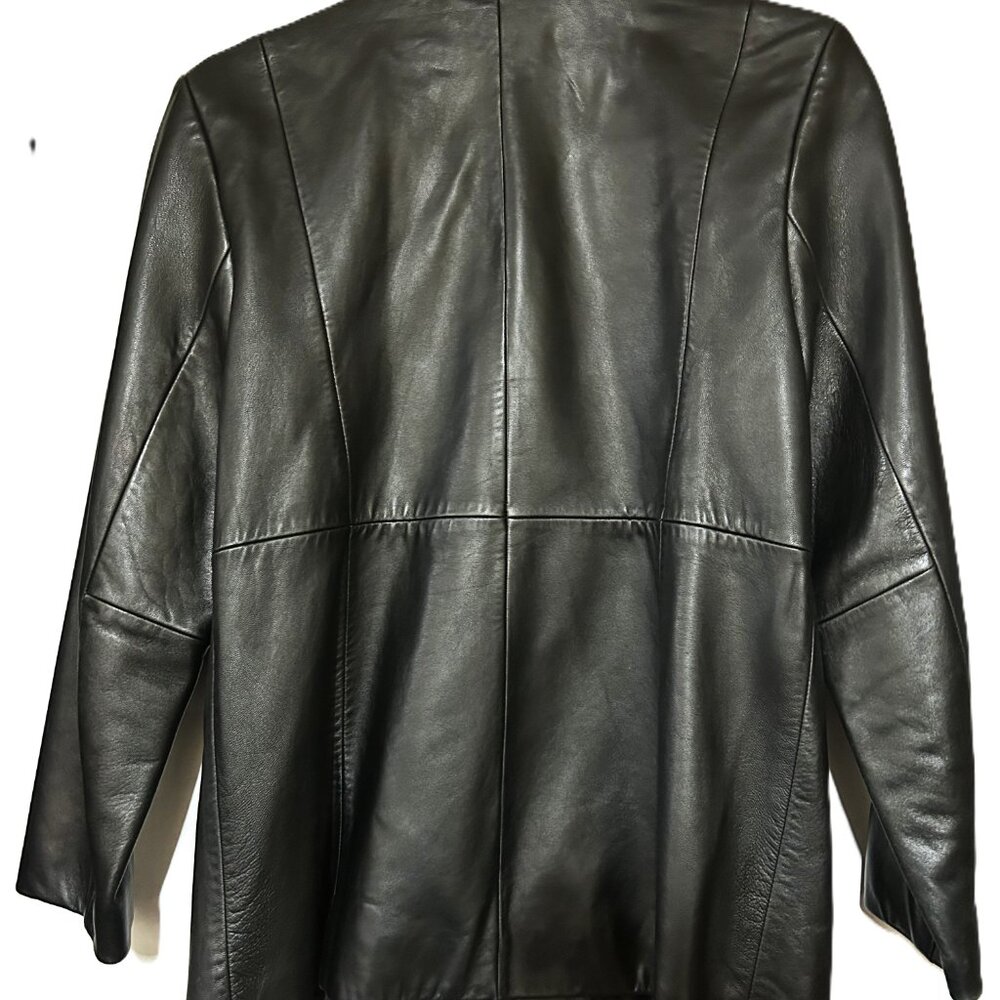 Valerie Stevens lambskin jacket in petite Large - Picture 3 of 3